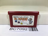 Famicom Mini Dr. Mario Nintendo GameBoy Advance Japan - BC7092