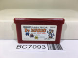 Famicom Mini Dr. Mario Nintendo GameBoy Advance Japan - BC7093