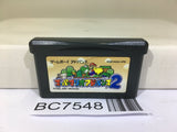 Super Mario Advance 2 Bros. World Nintendo GameBoy Advance Japan - BC7548
