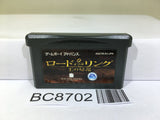 The Lord of the Rings Nintendo GameBoy Advance Japan - BC8702
