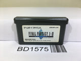 Final Fantasy I II 1 2 Advance Nintendo GameBoy Advance Japan - BD1575