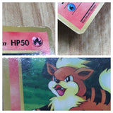 Blaine Growlithe No. 058 Glossy Promo CoroCoro Pokemon Japanese LP - CF1528