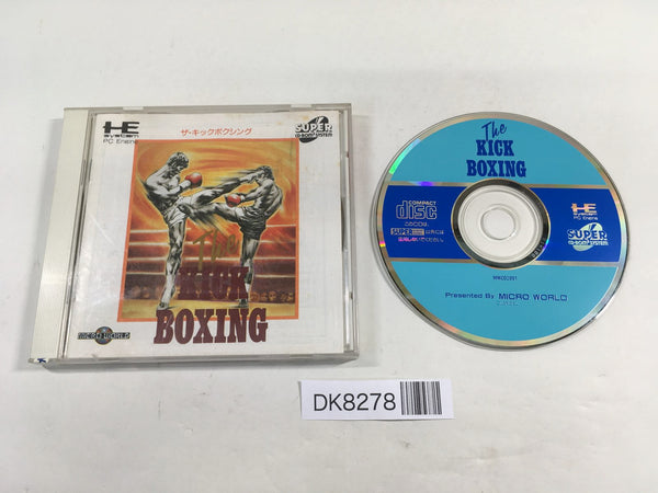 DK8278 The Kick Boxing CD ROM 2 PC Engine Japan