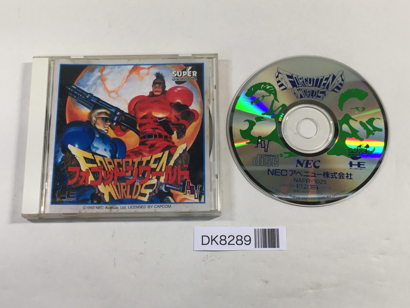 DK8289 Forgotten Worlds CD ROM 2 PC Engine Japan – J4U.co.jp