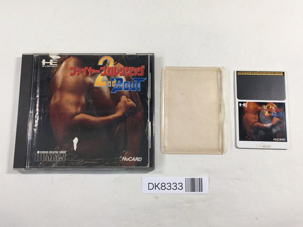 DK8333 Fire Pro Wrestling 2nd Bout BOXED PC Engine Japan