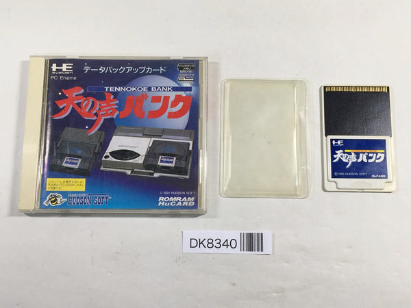 DK8340 Tennokoe Bank BOXED PC Engine Japan