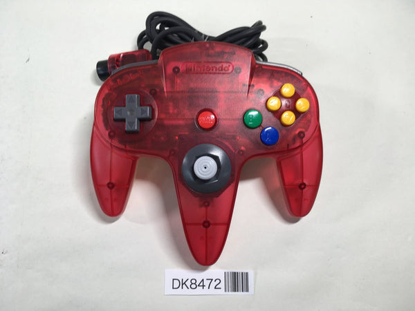 DK8472 Nintendo 64 Controller Clear Red N64 Japan
