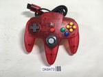 DK8473 Nintendo 64 Controller Clear Red N64 Japan