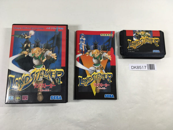 DK8517 Landstalker Koutei no Zaihou BOXED Mega Drive Genesis Japan