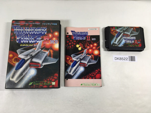 DK8522 Thunder Force II MD BOXED Mega Drive Genesis Japan