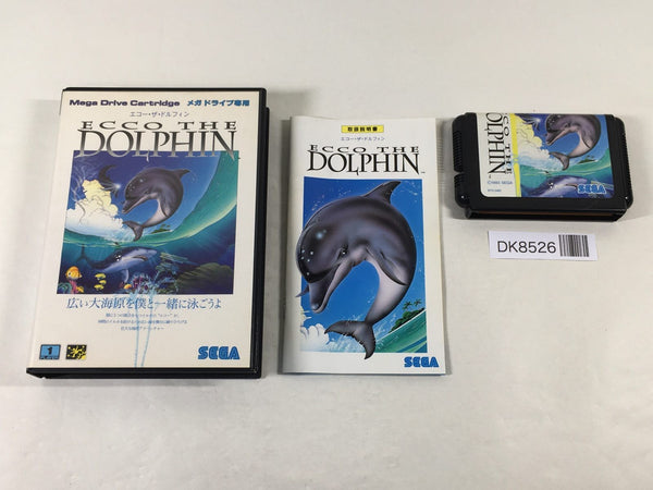 DK8526 Ecco the Dolphin BOXED Mega Drive Genesis Japan