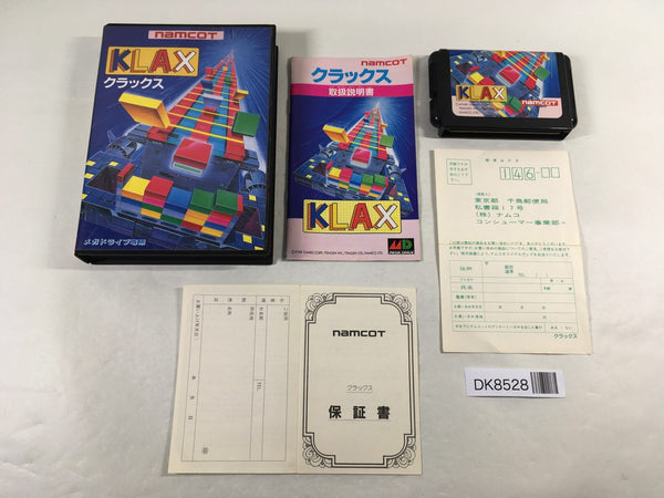 DK8528 Klax BOXED Mega Drive Genesis Japan