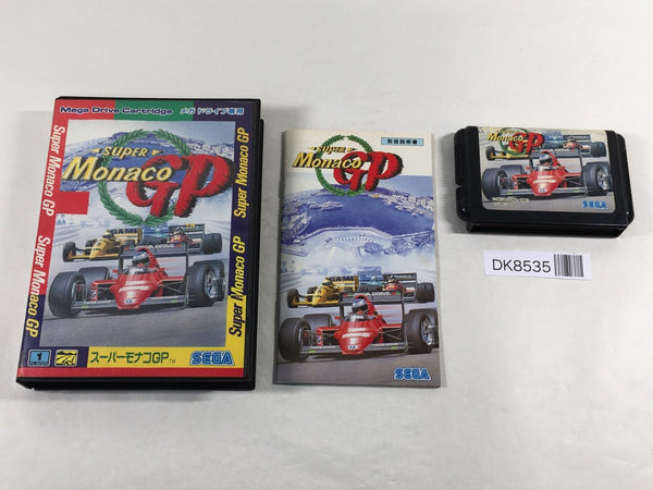 DK8535 Super Monaco GP BOXED Mega Drive Genesis Japan