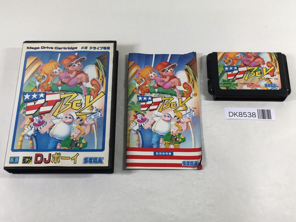 DK8538 DJ Boy BOXED Mega Drive Genesis Japan