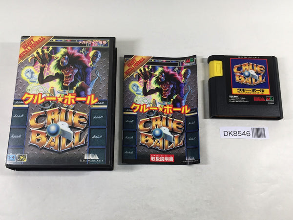 DK8546 Crüe Ball BOXED Mega Drive Genesis Japan