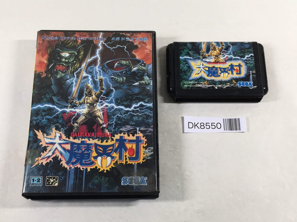 DK8550 Ghouls 'n Ghosts Dai Makaimura BOXED Mega Drive Genesis Japan