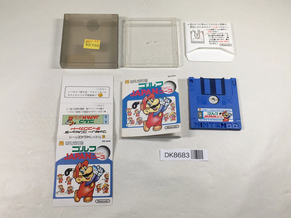 DK8683 Golf Japan Course BOXED Famicom Disk Japan