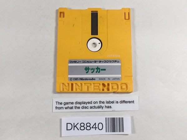 DK8840 Soccer Famicom Disk Japan