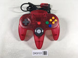 DK9101 Nintendo 64 Controller Clear Red N64 Japan