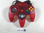 DK9102 Nintendo 64 Controller Clear Red N64 Japan