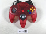 DK9102 Nintendo 64 Controller Clear Red N64 Japan