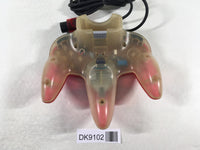 DK9102 Nintendo 64 Controller Clear Red N64 Japan