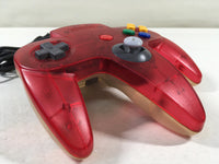 DK9102 Nintendo 64 Controller Clear Red N64 Japan