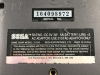 DK9122 Game Gear Black SEGA Console Japan