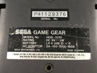 DK9125 Game Gear Black SEGA Console Japan