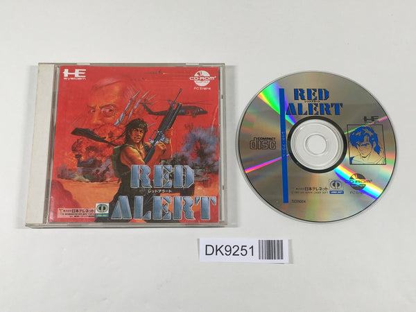 DK9251 Red Alert CD ROM 2 PC Engine Japan