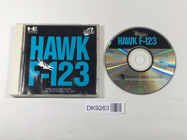 DK9263 Hawk F-123 CD ROM 2 PC Engine Japan