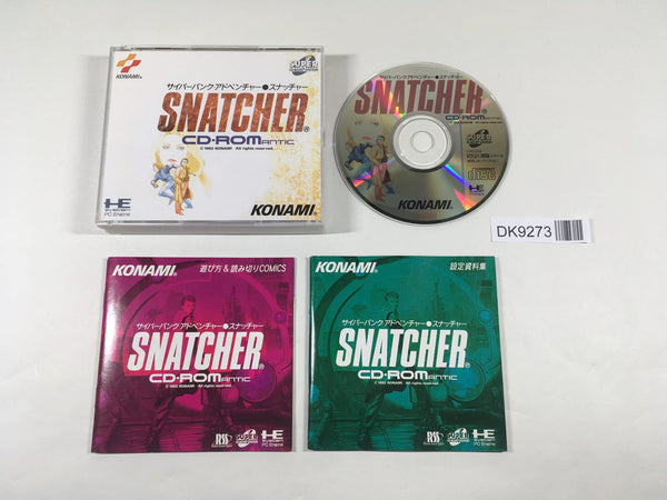 DK9273 Snatcher CD ROM 2 PC Engine Japan