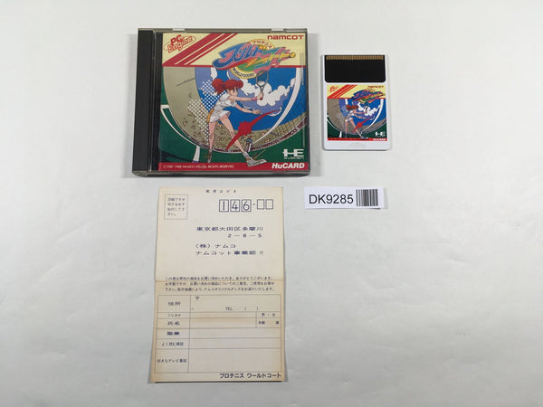 DK9285 Pro Tennis World Court BOXED PC Engine Japan
