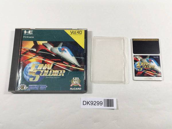 DK9299 Final Soldier BOXED PC Engine Japan