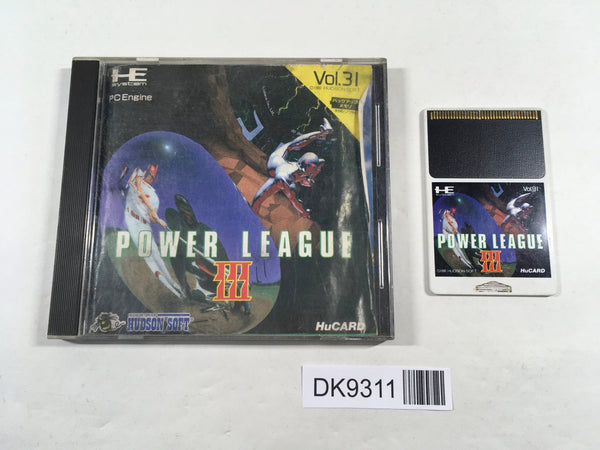 DK9311 Power League 3 BOXED PC Engine Japan