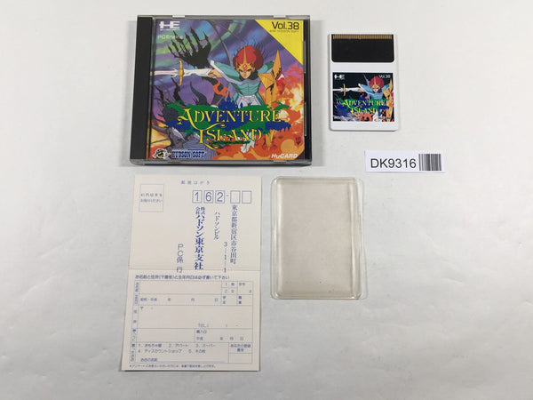 DK9316 Adventure Island BOXED PC Engine Japan