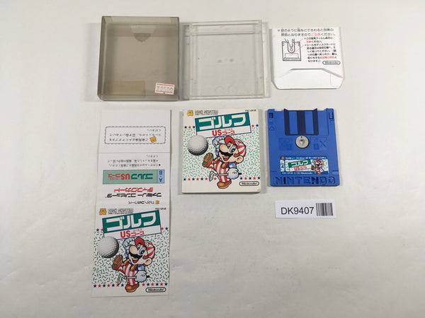 DK9407 Golf U.S. Course BOXED Famicom Disk Japan