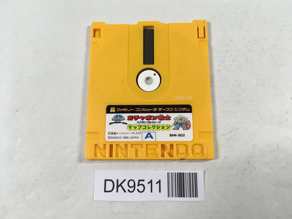 DK9511 SD Gundam World Gachapon Senshi Map Collection Famicom Disk Japan