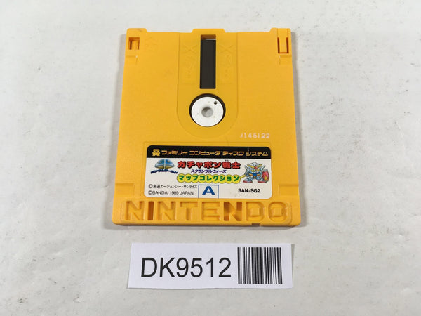 DK9512 SD Gundam World Gachapon Senshi Map Collection Famicom Disk Japan