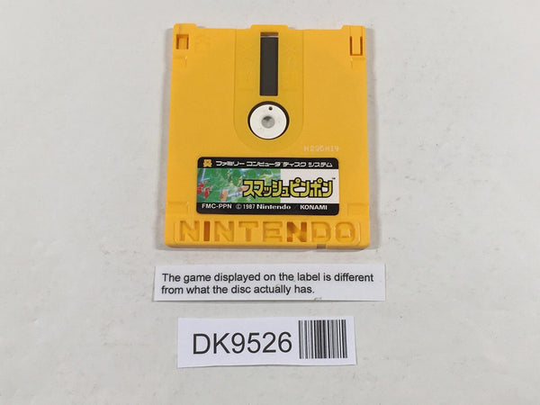 DK9526 Smash Ping Pong Famicom Disk Japan