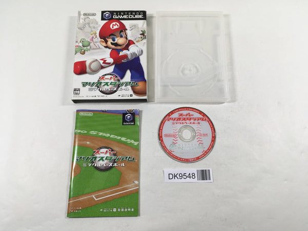 DK9548 Mario Superstar Baseball Super Mario Stadium Miracle BOXED GameCube Japan