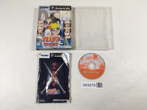 DK9578 Naruto Gekito Ninja Taisen! 3 BOXED GameCube Japan