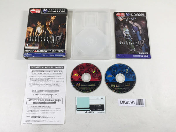 DK9591 Biohazard Resident Evil Zero 0 BOXED GameCube Japan
