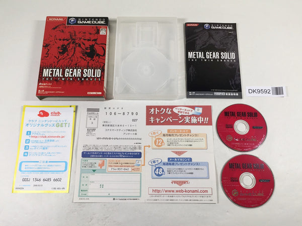 DK9592 Metal Gear Solid The Twin Snakes BOXED GameCube Japan