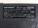 DL1029 Tested Working - Nintendo 64 Console Black N64 Japan
