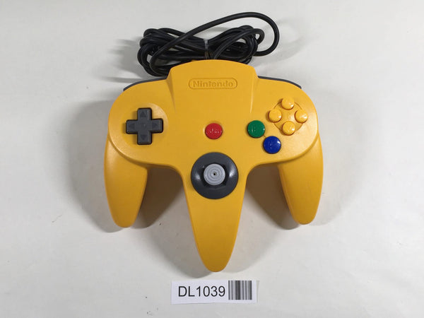 DL1039 Tested Working - Nintendo 64 Controller Yellow N64 Japan