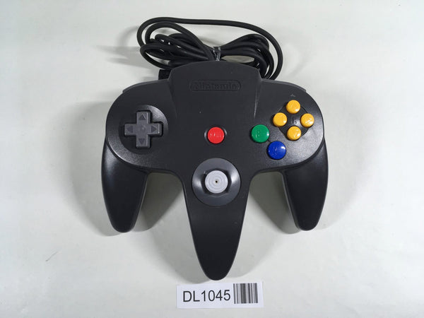 DL1045 Tested Working - Nintendo 64 Controller Black & Gray N64 Japan