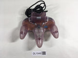 DL1049 Tested Working - Nintendo 64 Controller Clear Purple N64 Japan