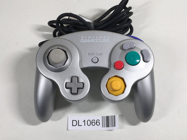 DL1066 Tested Working - Game Cube Controller Silver GameCube Japan