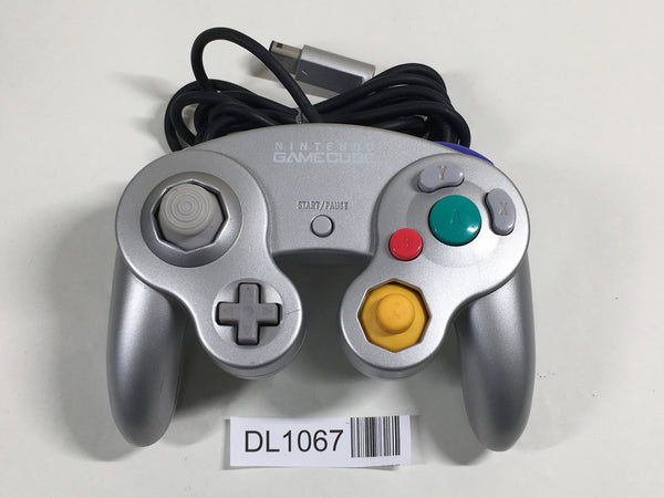 DL1067 Tested Working - Game Cube Controller Silver GameCube Japan